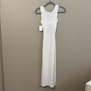 NWT- Elan Maxi Front Twist Cutout Dress, Cream, XS